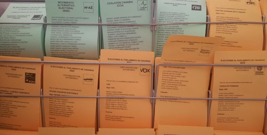 La participación en las elecciones municipales en La Palma bajó 2,5 puntos respecto a 2019
