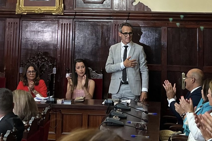 Javier Llamas (CC) se convierte en el séptimo alcalde de Los Llanos de Aridane en el actual periodo democrático