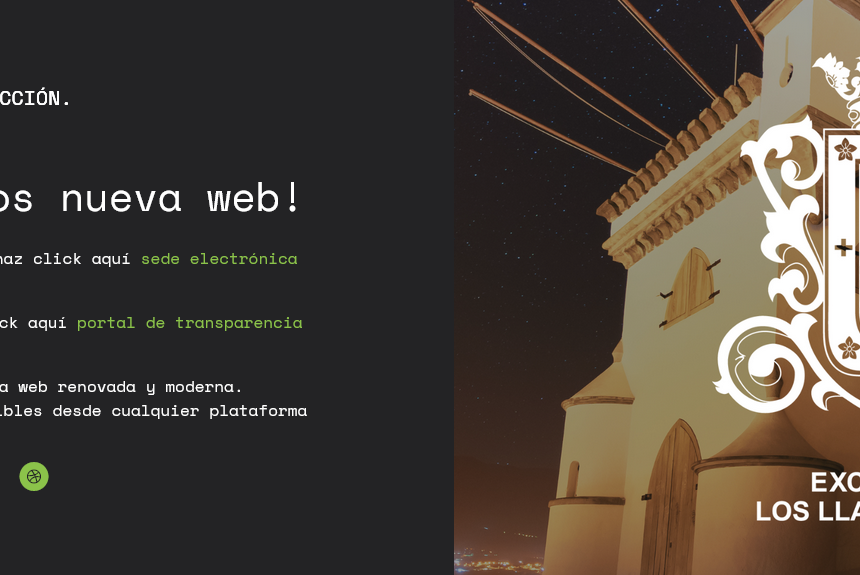 El Ayuntamiento anunció en Los Llanos una nueva web municipal que no está en funcionamiento