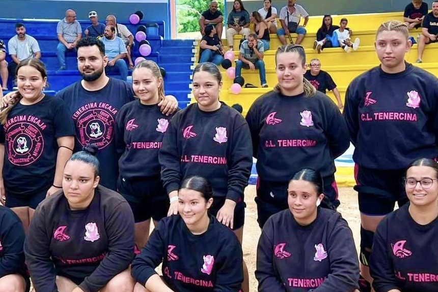 El Club de Lucha Tenercina, subcampeón de la Liga Disa Gobierno de Canarias femenina por segundo año