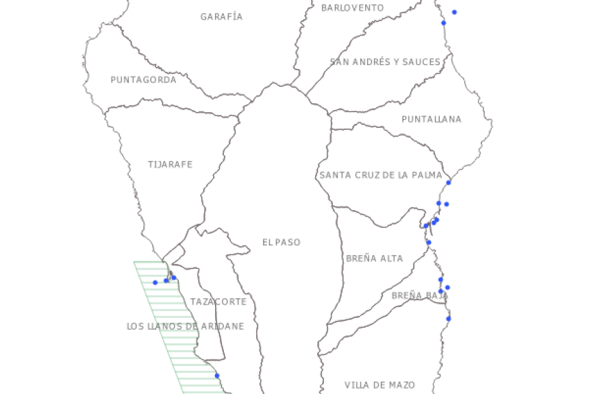 14 de los 17 puntos de vertidos desde tierra al mar en La Palma no están autorizados