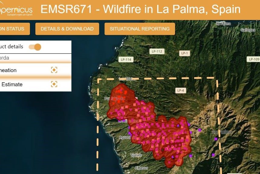 El incendio iniciado en Puntagorda, tras quemar 4.675 hectáreas y provocar la evacuación de más de 4.000 personas, fuera de control
