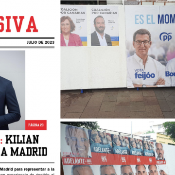 Crónica: Una campaña electoral de baja intensidad marcada por el incendio de Puntagorda