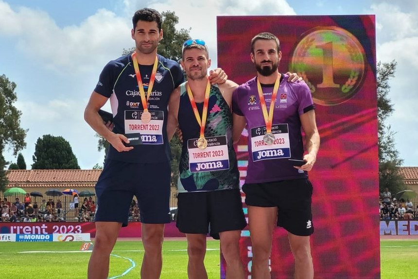 Samuel García, bronce en los 400 metros masculinos de los Campeonatos de España de Atletismo