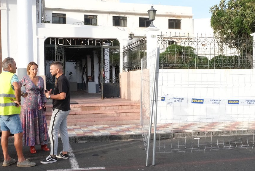 Comienzan las obras de demolición del antiguo Hotel Monterrey