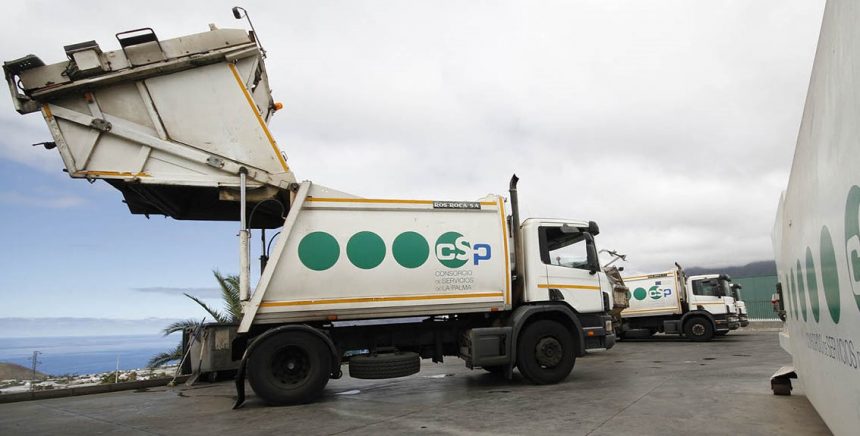 Esta madrugada comienza la huelga en el servicio de recogida de residuos de La Palma