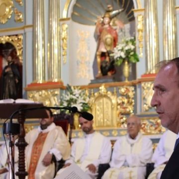 ¿Es un acto político el discurso de la ofrenda a San Miguel?