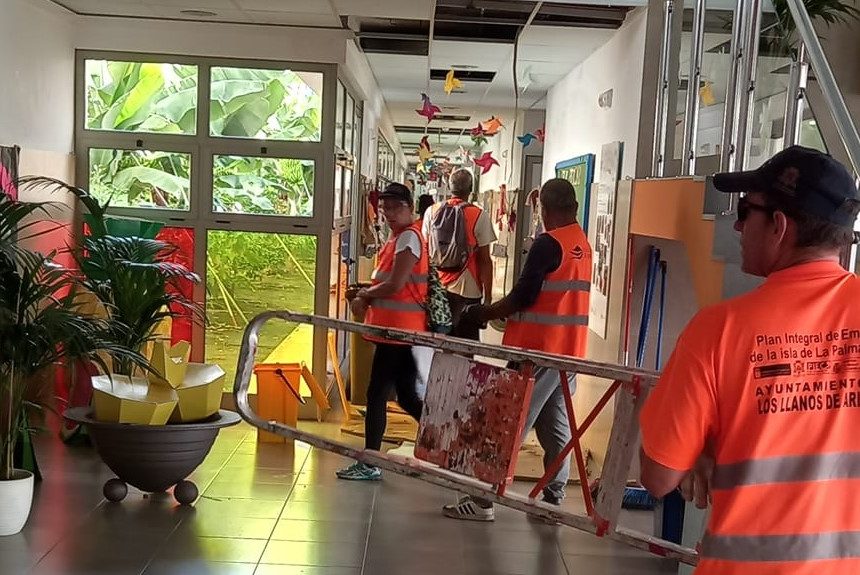 El CEIP Mariela Cáceres reanudará las clases tras cuatro días cerrado por las lluvias