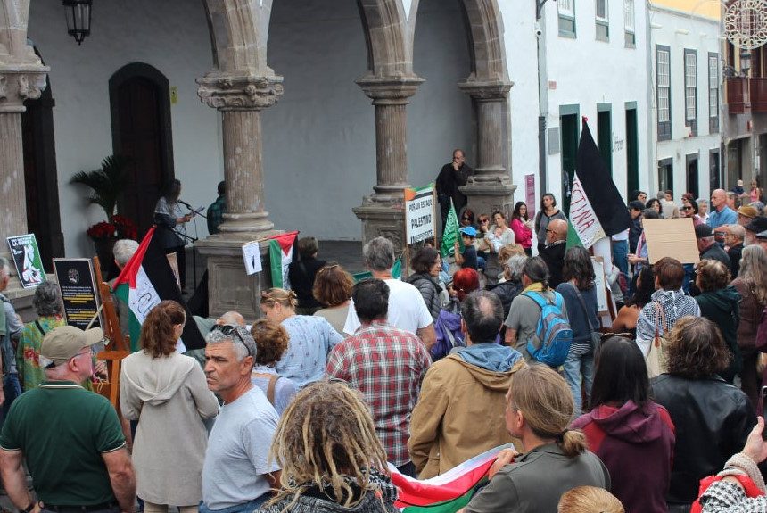 La Palma se sumó a la jornada de denuncia del genocidio del pueblo palestino