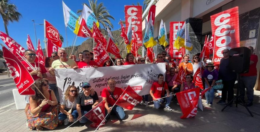 Santa Cruz de La Palma acoge la concentración de los sindicatos del 1 de mayo