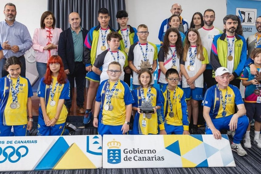 FORMATO CAMPEONATOS DE CANARIAS AJEDREZ INFANTIL La Palma gana el Campeonato de Canarias infantil de ajedrez escolar
