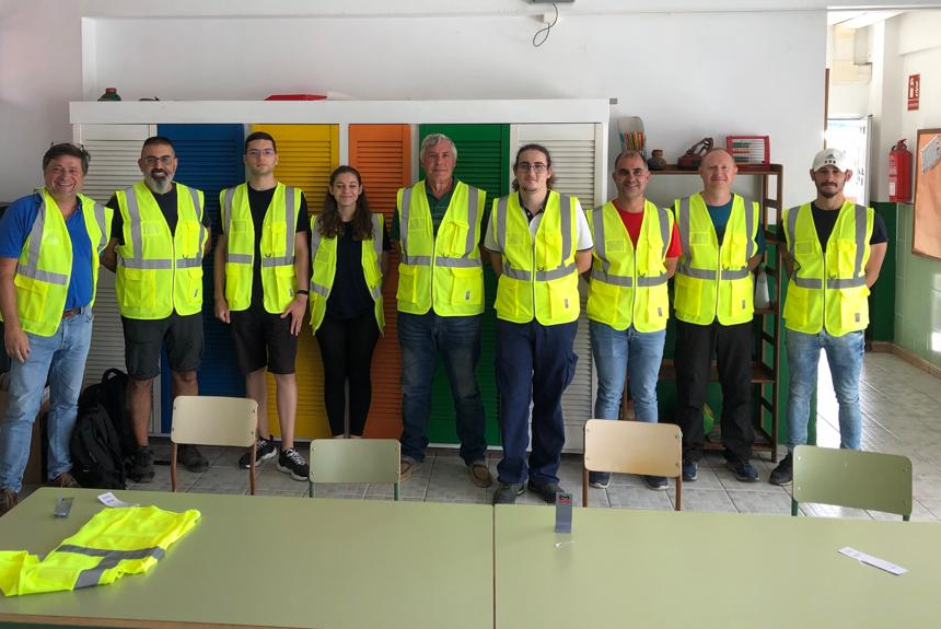 INVOLCAN PUERTO NAOS Un teatro en torno al colegio de Puerto Naos, donde nunca ha habido “gases”