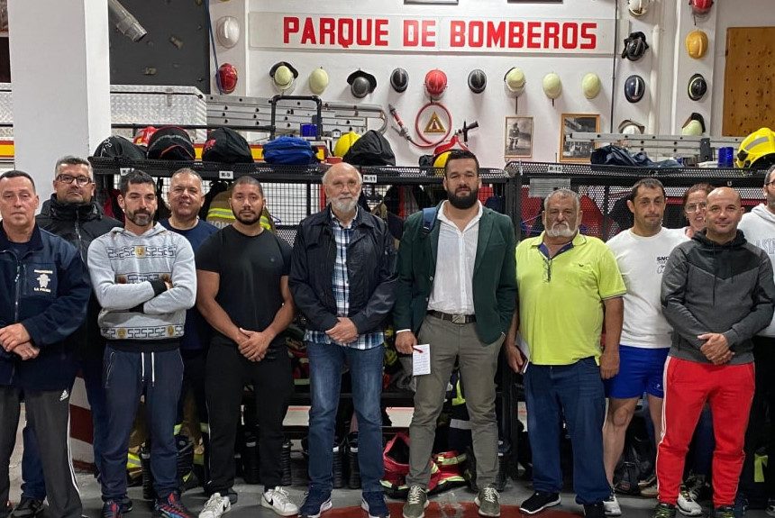FORMATO BOMBEROS PARQUE Breña Alta aprueba una subvención de más de 170.000 euros para pagar las nóminas de los bomberos sin un informe municipal que lo avale