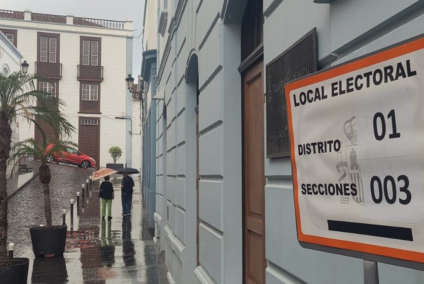 FORMATO COLEGIO 9J SANTA CRUZ DE LA PALMA La participación en las elecciones al Parlamento Europeo en La Palma baja 10 puntos respecto a 2019 y alcanza casi el 19%