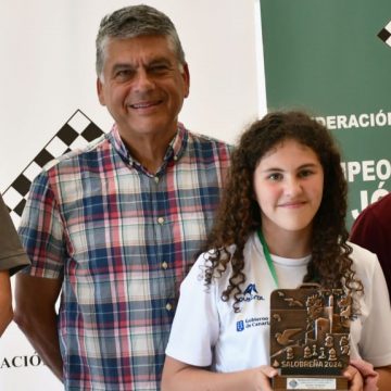 La ajedrecista palmera Irene Brito Baranda, tercera clasificada en el Campeonato de España Sub-12 femenino