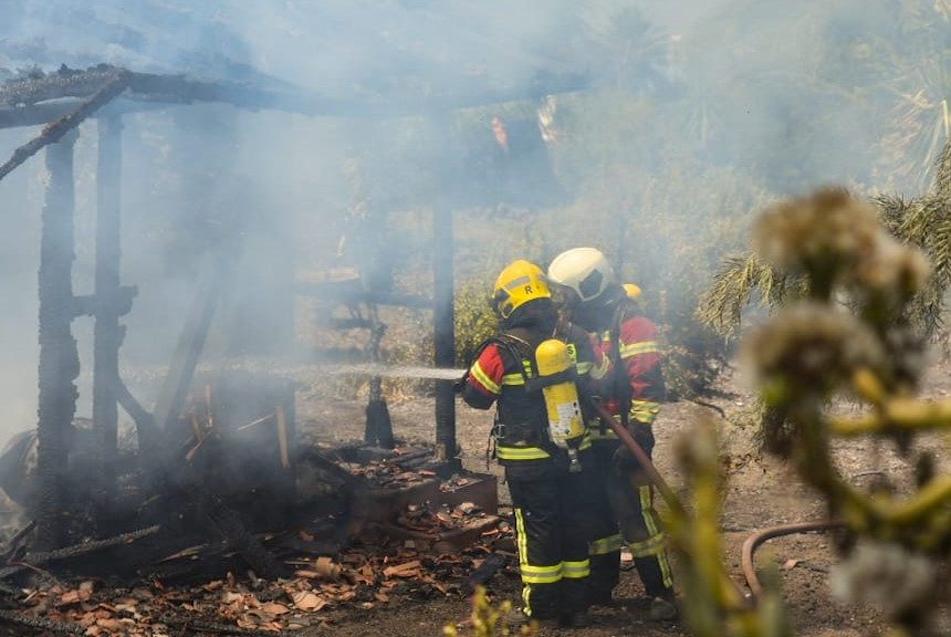 Estabilizado el conato de incendio declarado en Las Manchas de Abajo