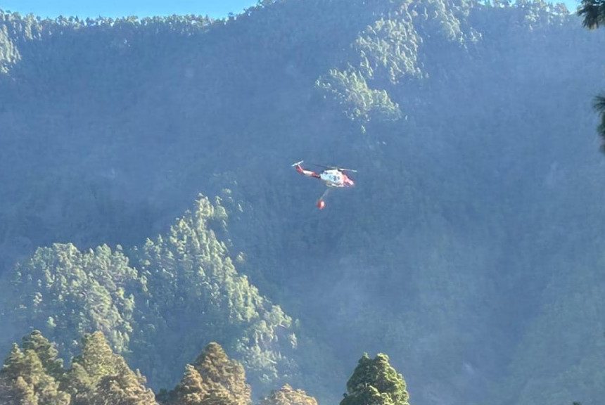 FORMATO MEDIOS AEREOS MANANA Alerta por riesgo de incendios en La Palma este lunes por un “episodio corto de calor”