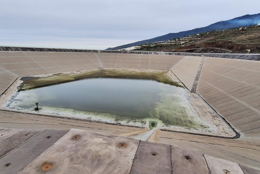 FORMATO BALSA VICARIO Las balsas públicas de La Palma aumentan su capacidad en más de un 40% gracias a la de Vicario