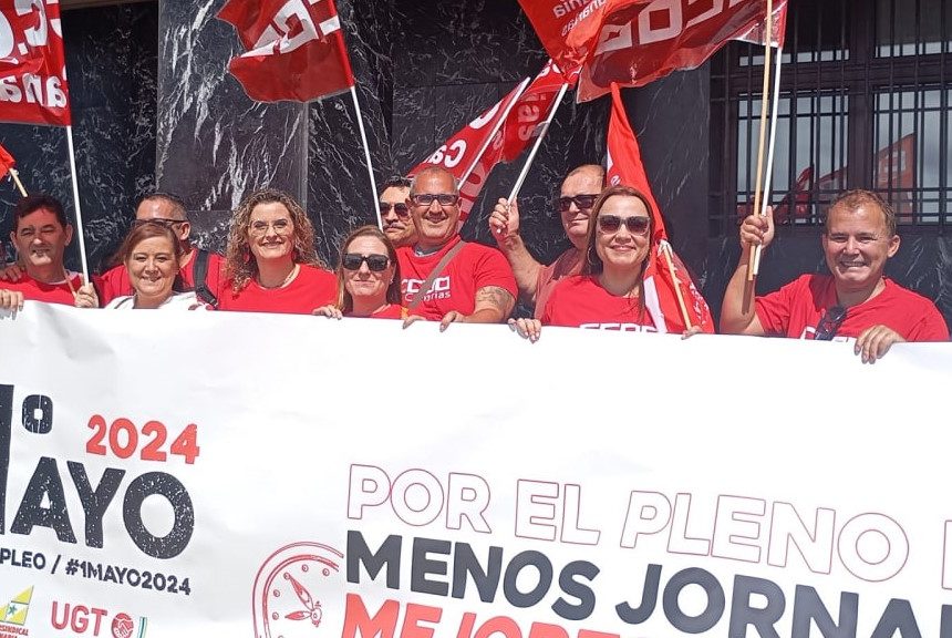 CCOO y UGT convocan a la ciudadanía a movilizarse el 1 de mayo en La Palma