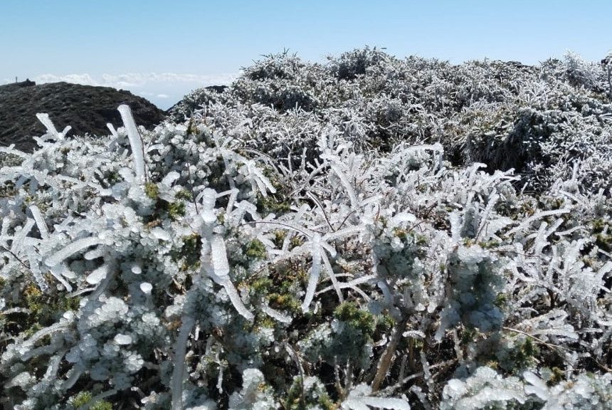 El Roque de los Muchachos marca la temperatura más baja de España este miércoles con -2,6 °C