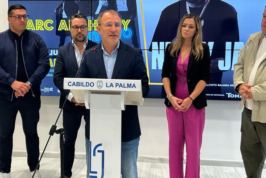 El Cabildo de La Palma pagará 1,2 millones por las actuaciones de Marc Anthony y de Nicky Jam en el Lustral Fest