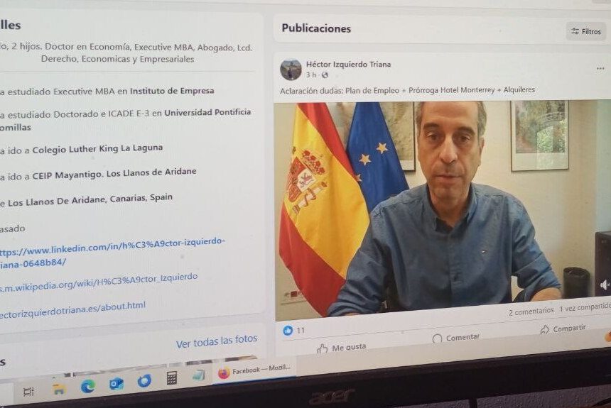 El Gobierno de España ha destinado 135 millones en cinco años a planes de empleo en La Palma tras la erupción