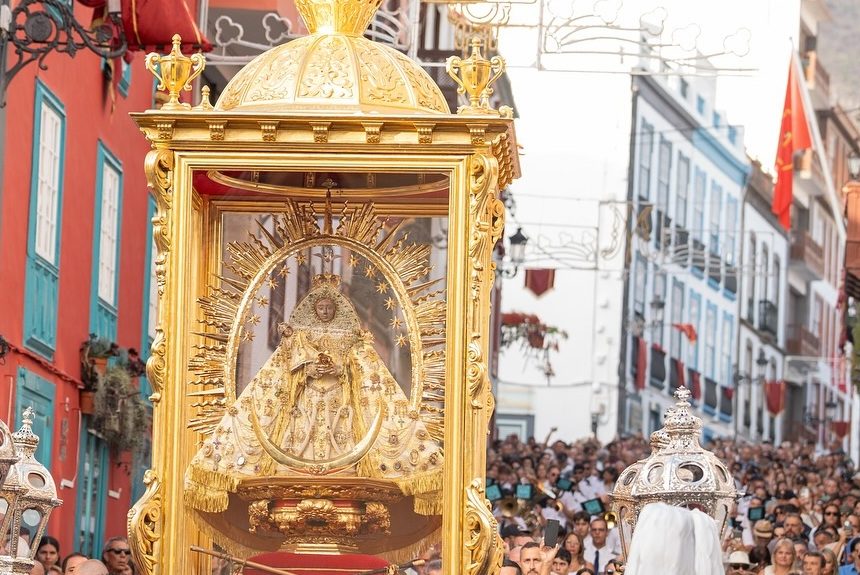 SUBIDA VIRGEN 2025 Las Fiestas Lustrales concluyen con el regreso de la Virgen de las Nieves a su Santuario