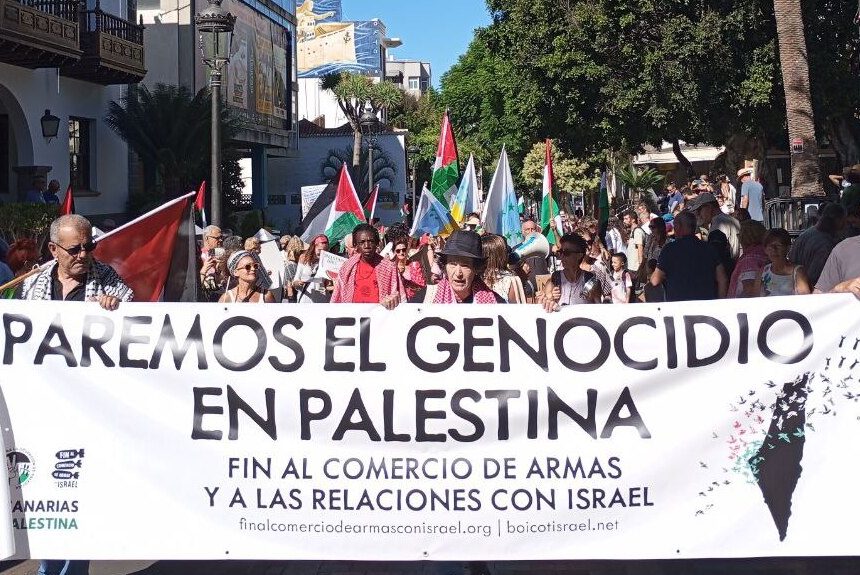 La Palma vuelve a movilizarse en solidaridad con Palestina y contra el genocidio