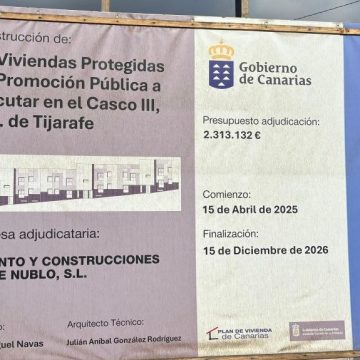 Las 22 viviendas protegidas de Tijarafe y Breña Baja, paralizadas hasta que concluyan las licitaciones europeas
