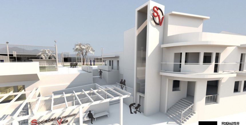 La Sociedad Velia presenta el anteproyecto de reconstrucción de su sede dañada por el volcán