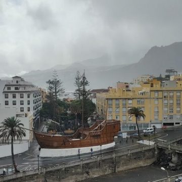 FORMATO BORRASCA CLAUDIA La borrasca Claudia dejó más de 100 litros por metro cuadrado el miércoles en distintos puntos de la isla