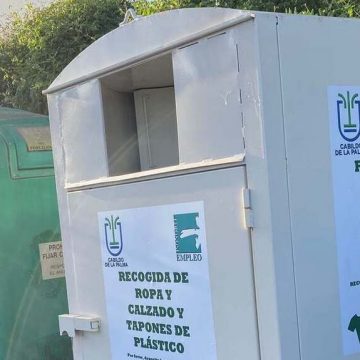 FORMATO CONTENEDOR BLANCO SPC Los ayuntamientos de La Palma siguen sin una solución para la recogida de ropa y calzado usados