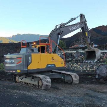 FORMATO OBRAS LP2 LAVA Arrancan las obras de recuperación del tramo de la LP-2 sepultado por la lava