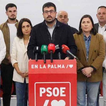 FORMATO RUEDA PRENSA PSOE LA PALMA El PSOE denuncia que el Cabildo ha ejecutado poco más del 50% del presupuesto