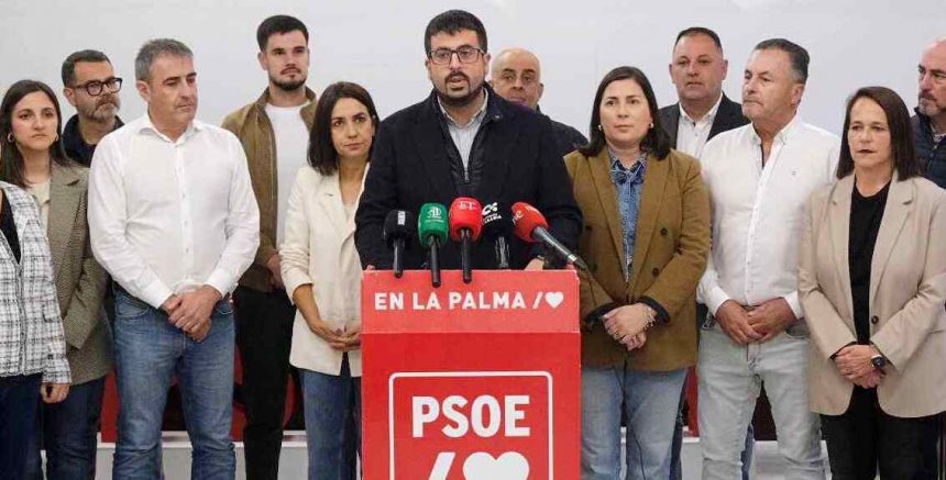 FORMATO RUEDA PRENSA PSOE LA PALMA El PSOE denuncia que el Cabildo ha ejecutado poco más del 50% del presupuesto