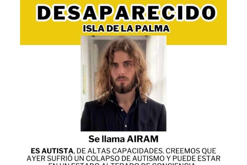 La familia del joven desaparecido en La Palma pide centralizar la información en el CECOPIN