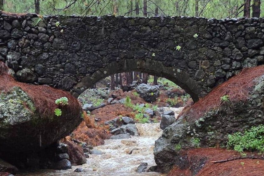La borrasca Therese dejó 242 litros por metro cuadrado en el Roque de los Muchachos en un día