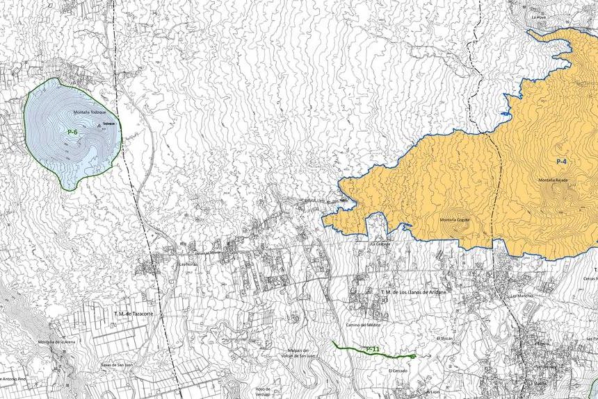 A exposición pública la protección del cono del Tajogaite, su entorno y los deltas lávicos