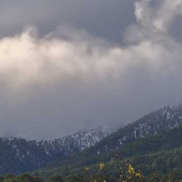 Therese deja -3,2 ºC en el Roque de los Muchachos y rachas de viento de hasta 98 km/h en La Palma