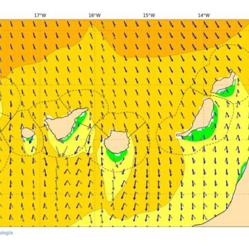 La borrasca Regina dejará viento intenso y malas condiciones marítimas este martes en La Palma