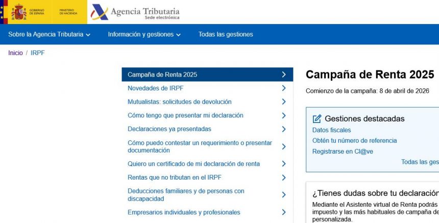 FORMATO RENTA 2025 La campaña de la renta prevé devolver 111 millones de euros en La Palma