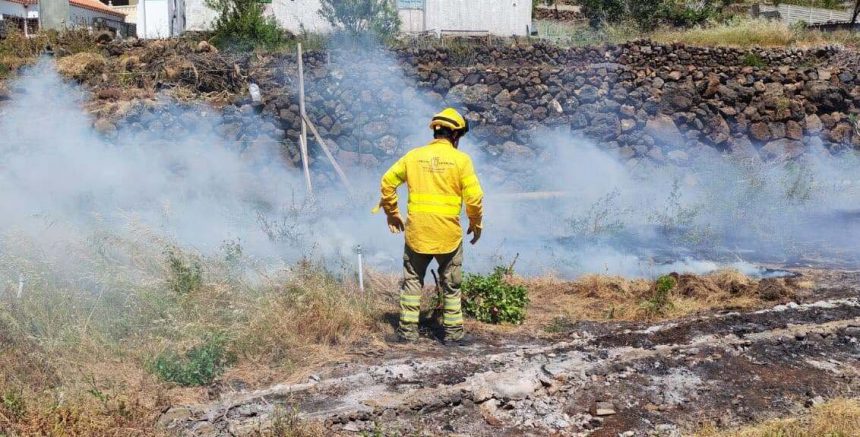 Alerta por riesgo de incendios en La Palma desde este martes por el primer episodio de calor del verano