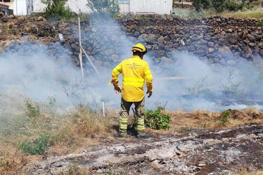 Alerta por riesgo de incendios en La Palma desde este martes por el primer episodio de calor del verano