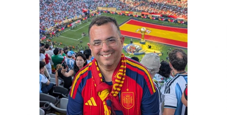 Un palmero en el MetLife Stadium de New Jersey