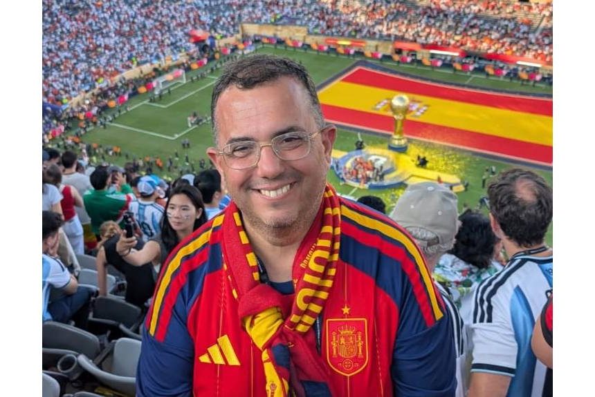 FORMATO OCTAVIO MUNDIAL Un palmero en el MetLife Stadium de New Jersey