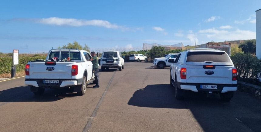 FORMATO VEHICULOS BRIF PUNTAGORDA Bomberos forestales de las BRIF en Puntagorda se desplazan a la Península para apoyar la extinción de los incendios