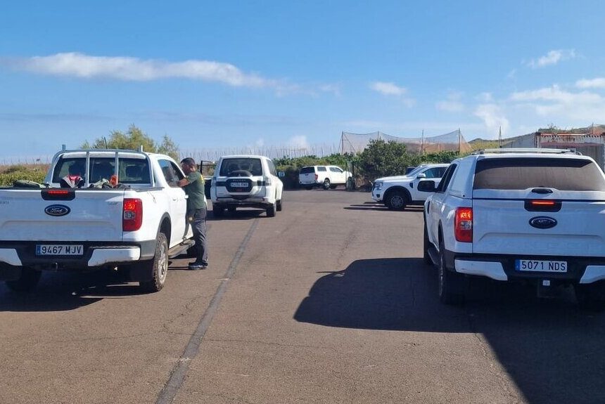 FORMATO VEHICULOS BRIF PUNTAGORDA Bomberos forestales de las BRIF en Puntagorda se desplazan a la Península para apoyar la extinción de los incendios