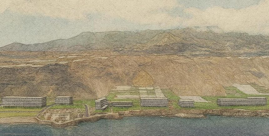 Las más de 2.000 plazas turísticas previstas para Puerto Naos se ubicarían en seis edificios de hasta siete plantas