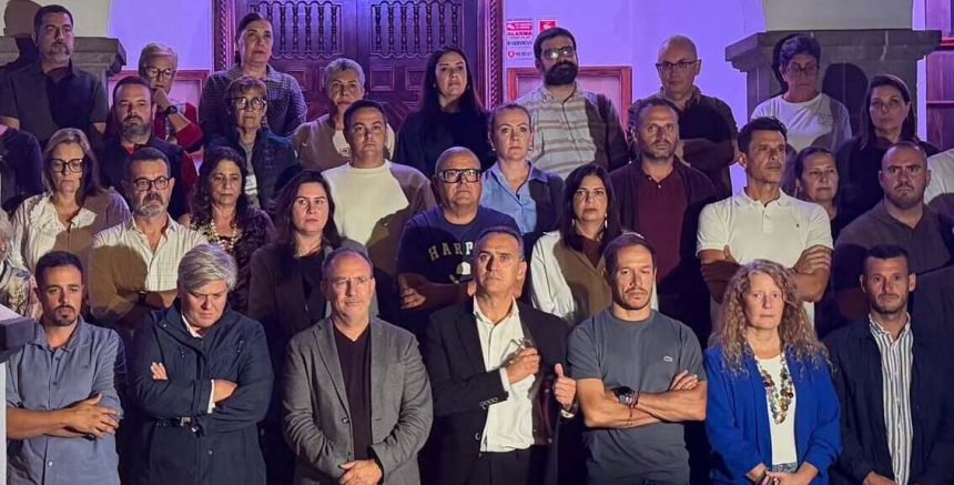 Solidaridad de las instituciones palmeras con las víctimas del accidente ferroviario de Toledo